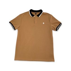 SHEIN Tan Polo Shirt Short Sleeve XLarge
